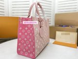 Embossing+print bag handle handbag tote bag high-capacity women high quality 2022new 35*27*14cm