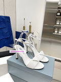 high thick heel lamb leather sandals fashion shoes women 2022new high quality 35-41