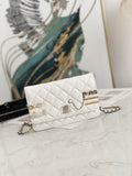 badge CF bag lamb leather chain shoulder bag crossbody bag women 19cm vintage top quality 2022