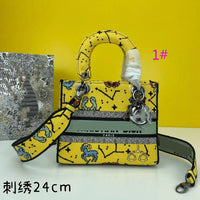 Top quality 16 colors 24*20*11cm handle +wide strap bag 8002# 2022 new