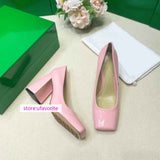 10cm thick heel high heel leather pump ladies shoes women high quality 2022new 35-40