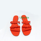 TPU slippers flats shoes fashion women outwear high quality 35-40 6colors