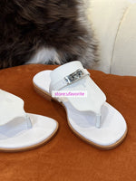 cow leather Flip flops slippers casual shoes women 35-41 top quality 2022