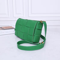 23*15*5.5cm weave cow leather brife crossbody bag women top quality 2023