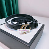 2cm 3cm 4cm leather belt casual classic pearls buckle women black beige pink 2023 high quality