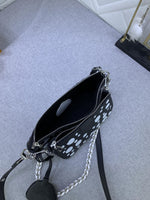 24*13.5*4cm dot leather silve chian shoulder bag crossbody bag women 2023 high quality