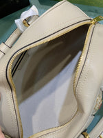 32.5*20*16cm canvas and leather handle hanbag shoulder bag crossbody bag high quality 2023 new