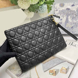 30*21.5cm check leather clutch bag women high quality 2022new