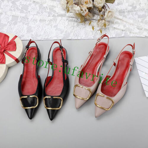 point toe lamb leathersandals fashion flats pump women high quality 35-41 2022ss