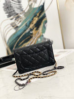 badge CF bag lamb leather chain shoulder bag crossbody bag women 19cm vintage top quality 2022