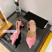 5cm stiletto lamb leather point toe boat shoes pump sandals women top quality 35-40 2022new