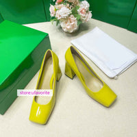 10cm thick heel high heel leather pump ladies shoes women high quality 2022new 35-40