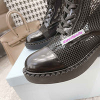 4.5cm thick bottom boots mesh casual shoes women fashion top quality summer 2022new 35-40