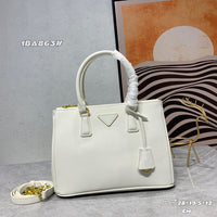 28.5*19*12cm Saffiano leather handle handbag shoulder bag women 1BA863 high quality 2022