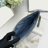 30*21.5cm check leather clutch bag women high quality 2022new