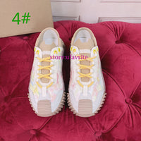 Daisy embroidery sneaker lace up casual shoes fashion women 35-41