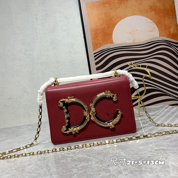 21*5*13cm  leather bag chain crossbody bag high quality 2022 new high quality