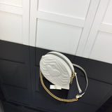 18*18*5cm round crossbody bag chain women 2022 new top quality