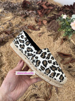 Leopard Print fabric flats boat shoes fashion comfort women high quality 2022 new 35-41