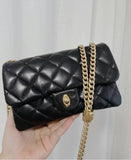 22*14cm high quality soft leather gold bead Adjustable chian shoulder bag crossbody bag 2022 new