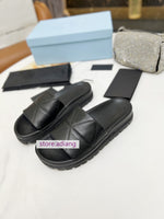 soft lamb leather slippers comfort flat shoes women 35-40 2023 black white apricot high quality