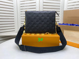 26*20*12cm Embossing lamb leather crossbody bag 9 colors women fashion high quality 2022