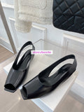 3.5cm stilettos cow leather mules fashion shoes pump women 2022new high quality 35-40