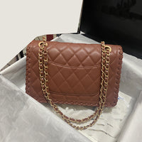 lamb leather chain bag shoulder bag women top quality 26*17*6cm