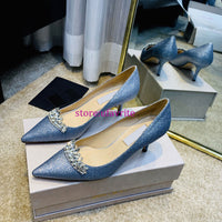 5.5/8.5cm point silm high heel boat shoes wedding party fashion women 34-40