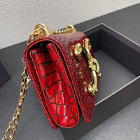 21*4*15cm 5522 Crocodile pattern chain crossbody bag grace women htop quality 2023 new