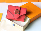 4 colors  Silky leather mini wallet women fashion high quality 12*9*2.5cm