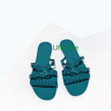 TPU slippers flats shoes fashion women outwear high quality 35-40 6colors