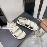 3.5cm Suede leather sandals fashion casual shoes women 2022ss new 35-40 high quality