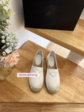 nylon flats weave bottom casual confort boat shoes women 35-41 fashion 2023 high quality