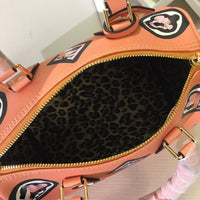 25*19*15cm print canvas leather handle handbag Pillow bag crossbody bag women 2023