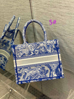 Top quality handle bag tote bag Embroidery 36.5*28*16cm  41.5*32*5cm 2022 new  1286S