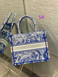 Top quality handle bag tote bag Embroidery 36.5*28*16cm  41.5*32*5cm 2022 new  1286S