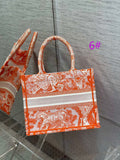 Top quality handle bag tote bag Embroidery 36.5*28*16cm  41.5*32*5cm 2022 new  1286S