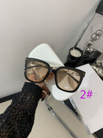 0754 classic square frame sunglasses Metal decorative sidepiece fashion sunglass women high quality 2022 new