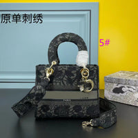 Top quality 16 colors 24*20*11cm handle +wide strap bag 8002# 2022 new