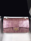 25.5*15.5*6.5cm Python pattern leather lining chain crossbody bag top quality