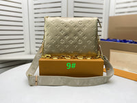 26*20*12cm Embossing lamb leather crossbody bag 9 colors women fashion high quality 2022