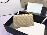 20cm lamb leather or cow leather silve /gold chian crossbody bag women top quality 2022 new CF