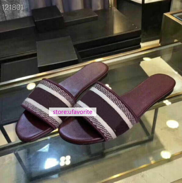 Fabric flats slippers fashion shoes outwear women 2022 new top quality size 35-42