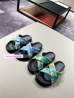 Hand painted cow leather 3.5cm flats casual slippers women fashion 2022new high quality 35-40